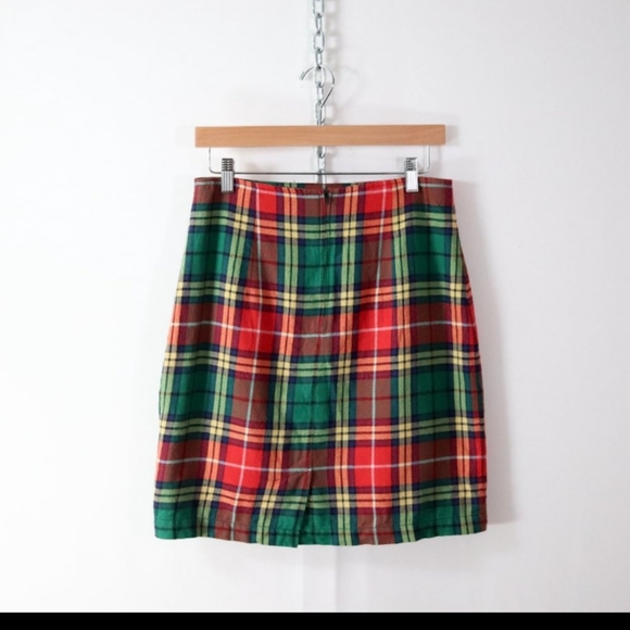 VTG* ivy brown high waisted high miniskirt - Picture 3 of 3